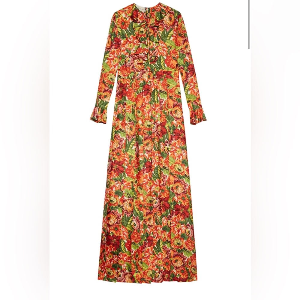 Gucci Floral Silk Dress NWT